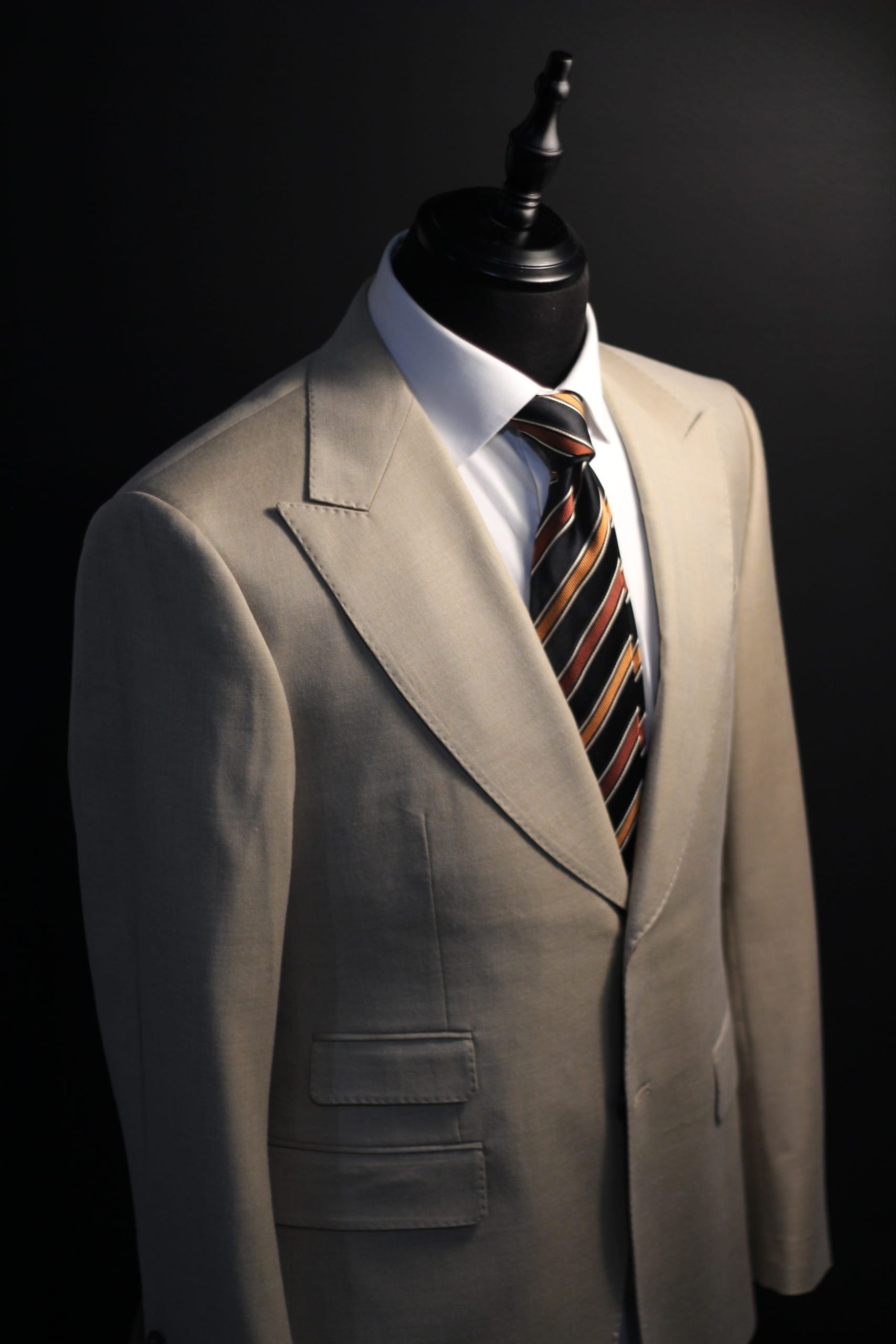 Beige suit