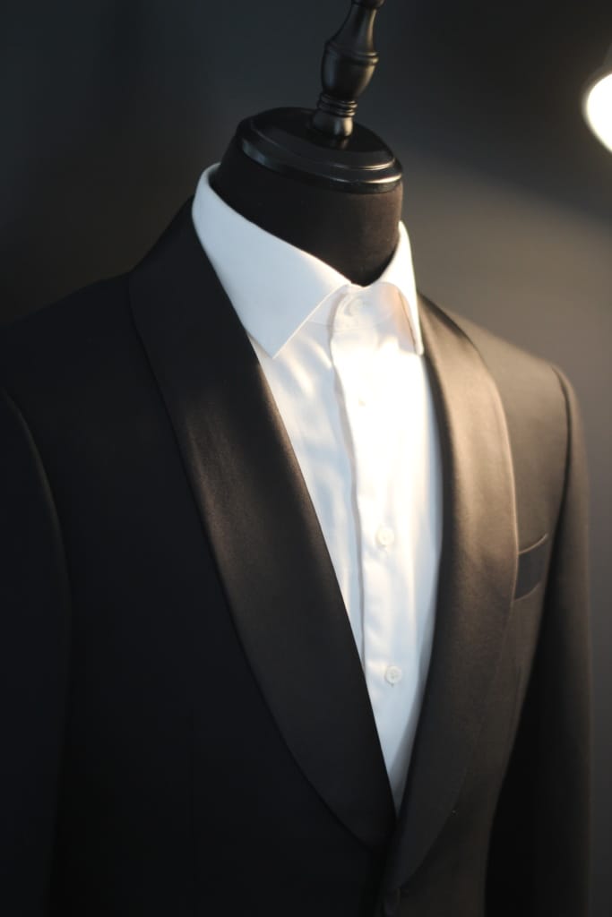 Wedding classic black tuxedo 