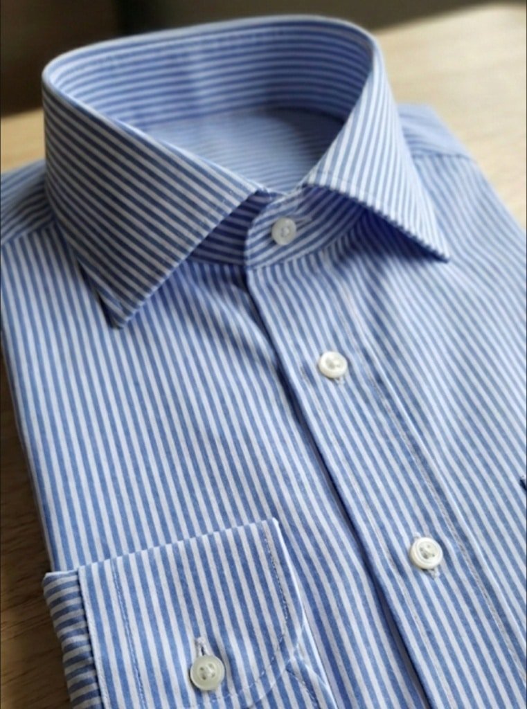 Blue stripe shirt