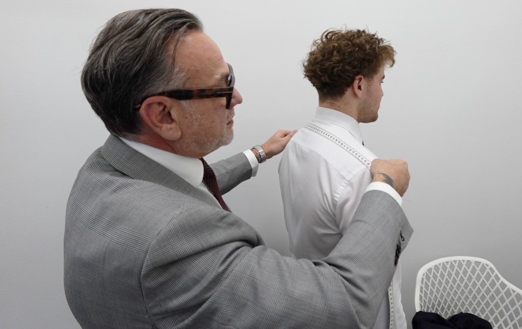 custom made suit mobile fitting